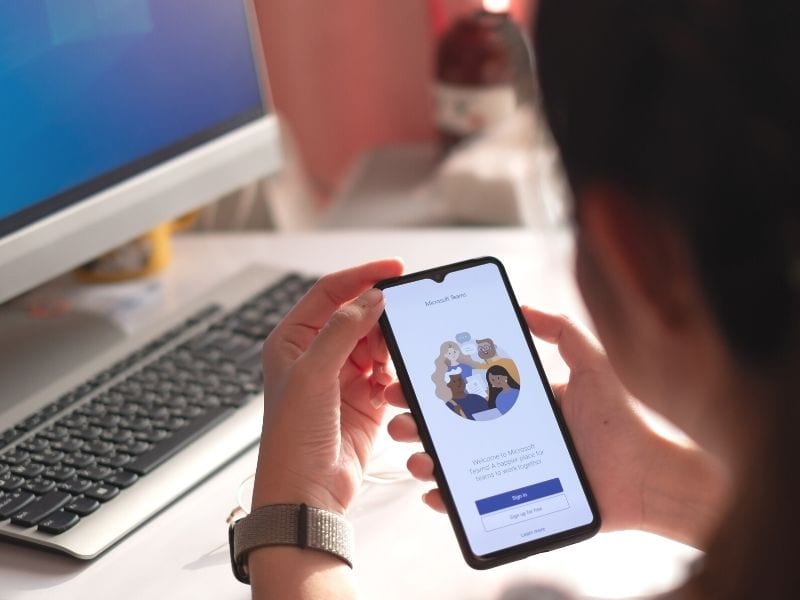 Microsoft Teams on Phone